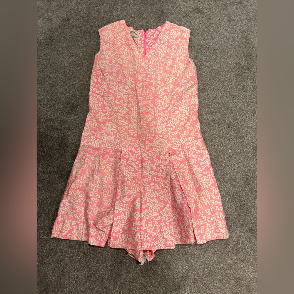 Vintage Liberty Circle Romper Dress